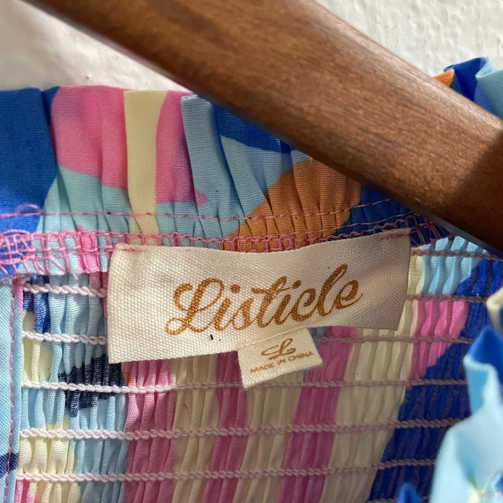 Listicle Colorful Women's Top